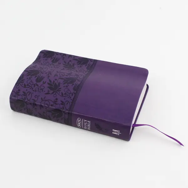 Holy Bible NKJV 2013 Holman Bible Publishers Purple Indexed Maps - Good