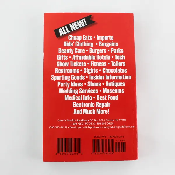 Gerry Frank's Where to Find It Buy It Eat It in New York 2017 Trade PB