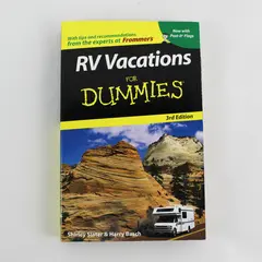 RV Vacations for Dummies by Harry Basch and Shirley Slater 2006, Trade Paperback
