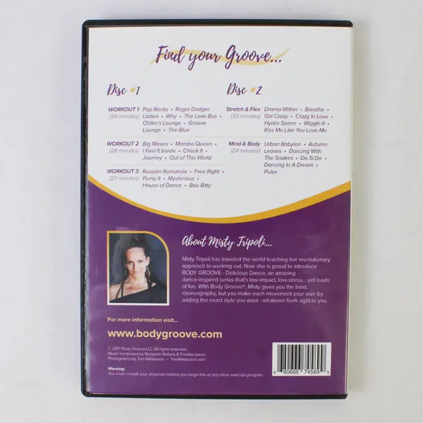 Body Groove Delicious Dance Collection Misty Tripoli DVD 2017 2-Disc Set