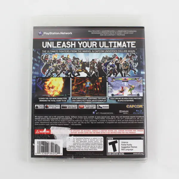 Ultimate Marvel vs. Capcom 3 Sony PlayStation 3, 2011
