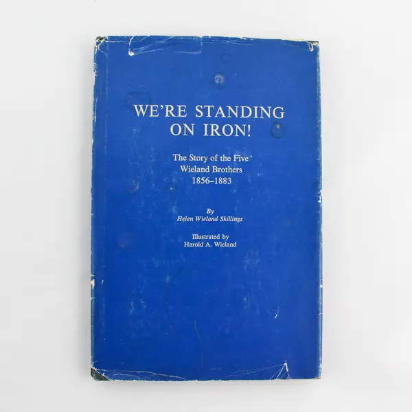 We're Standing On Iron Wieland Brothers Minnesota History Logging Ore Signed