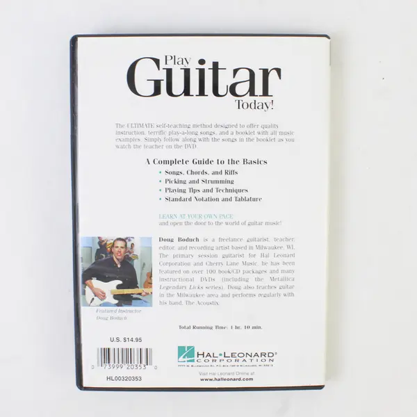 Hal Leonard: Play Guitar Today (DVD) with Guide Booklet Self Teaching