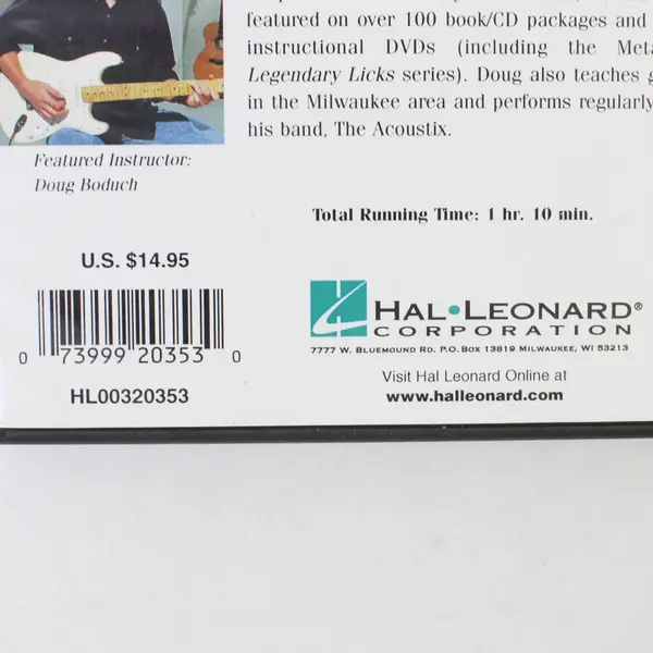 Hal Leonard: Play Guitar Today (DVD) with Guide Booklet Self Teaching