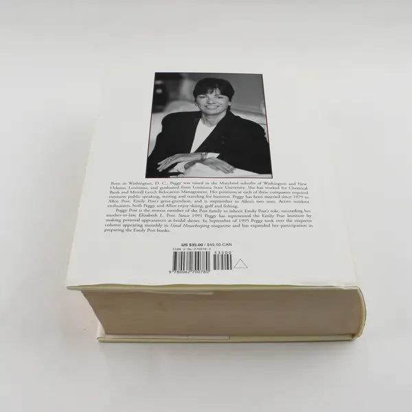 Emily Post’s Etiquette 75th Anniversary Peggy Post 1997 Thumb Index Hardcover DJ