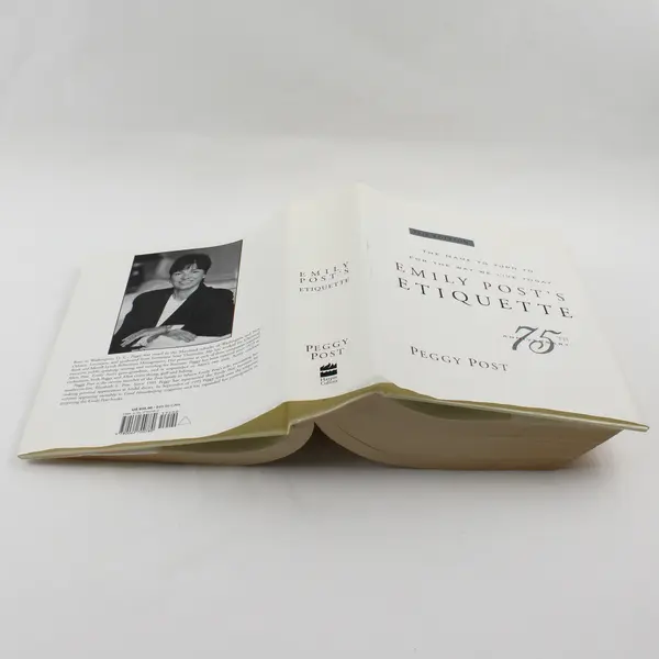 Emily Post’s Etiquette 75th Anniversary Peggy Post 1997 Thumb Index Hardcover DJ