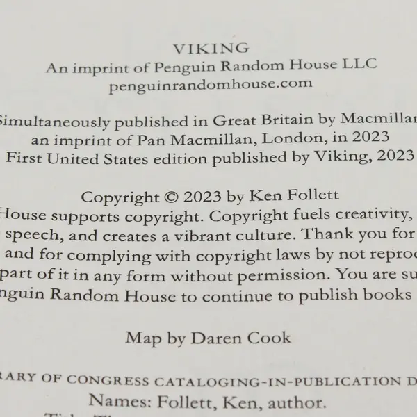 The Armor of Light by Ken Follett Kingsbridge Series 2023 Hardcover Dust Jacket 