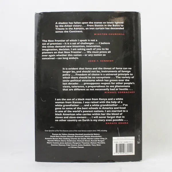 Great Speeches of Our Time by Hywel Williams 2009 Hardcover