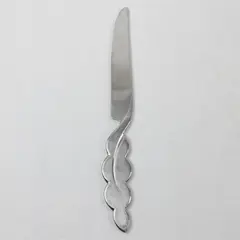 Sasaki Flatware Leaf Pattern 18/8 Stainless Dinner Knife 10" Long Rare