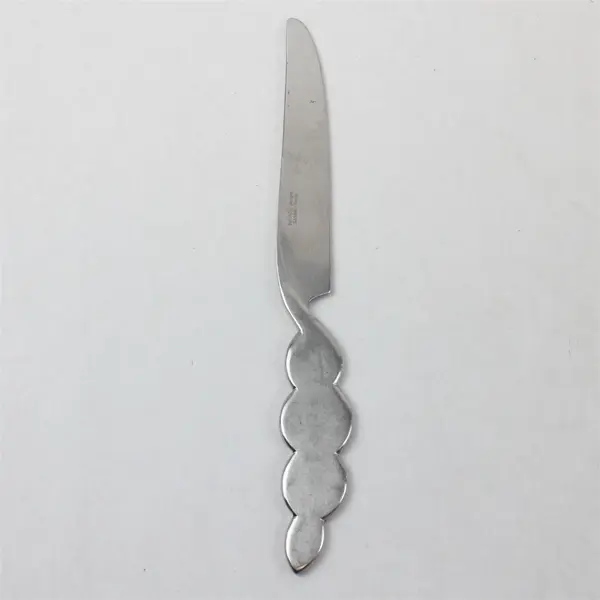 Sasaki Flatware Leaf Pattern 18/8 Stainless Dinner Knife 10" Long Rare