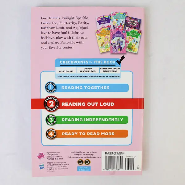 My Little Pony Ponyville Reading Adventures 6 books in 1 Hasbro Paperback 2015