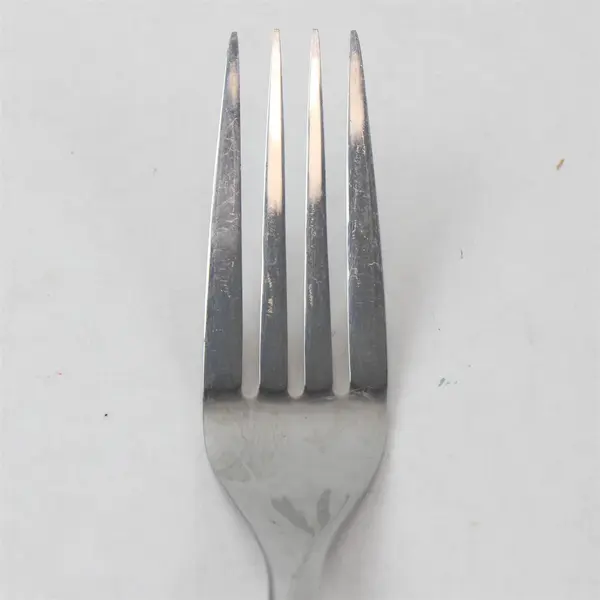 Lot of 6 Sasaki Flatware Axis Pattern 18/0 Stainless Dinner Forks 8.25" Long 