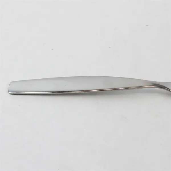 Lot of 4 Sasaki Flatware Axis Pattern 18/0 SS Oval Soup Spoons 7.75" Long Good