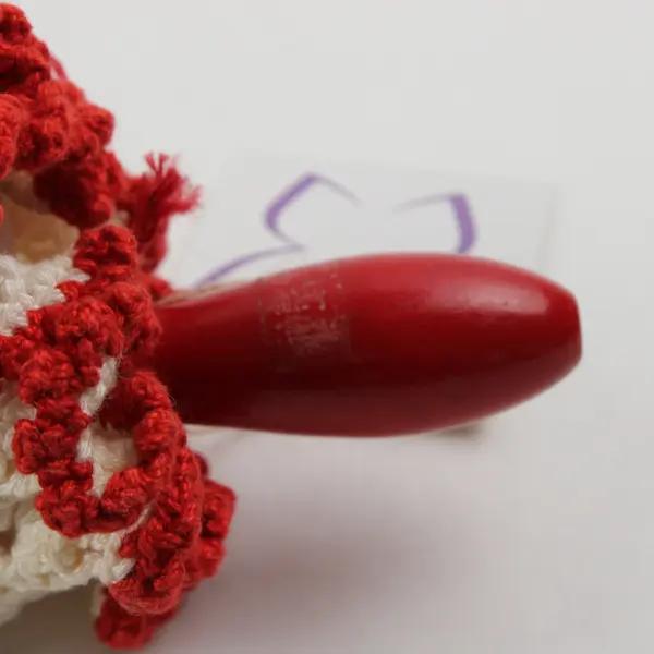 Mini Rolling Pin with Crocheted Cover with Hooks, from Sweden