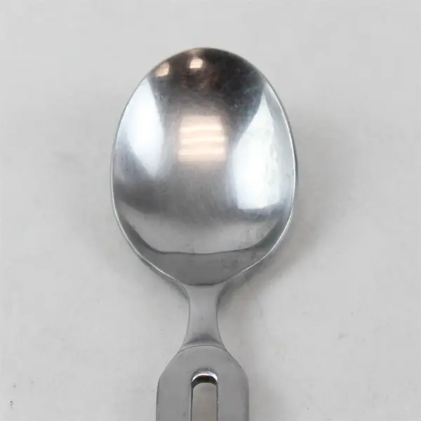 Lot of 6 Stanley Roberts Cycles Pattern SS Pierced Handle Oval Soup Spoons 7" 