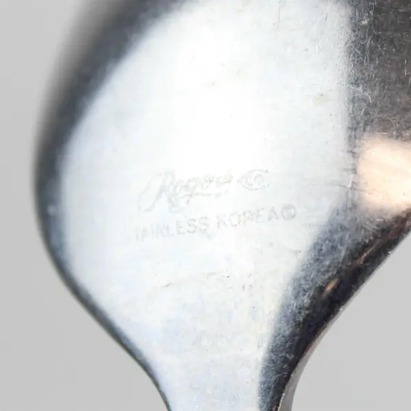 6 Stanley Roberts Cycles Pattern SS Pierced Handle Teaspoons 6.25" Rare HTF