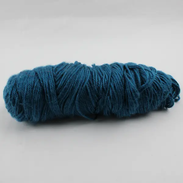 Lot of 3 Long Skeins of Blues Shades Acrylic Yarn, 10.8 Inches Long