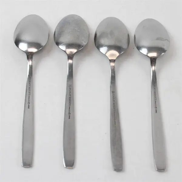 Lot of 4 Stanley Roberts Danesmore Pattern SS Teaspoons 6.25" Long Rare Piece