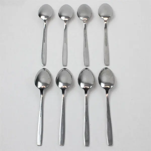 Lot of 8 Stanley Roberts Danesmore Pattern SS Teaspoons 6.25" Long Rare Piece