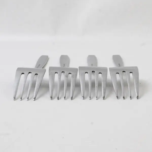 Lot of 4 Stanley Roberts Danesmore Pattern SS Salad Forks 6.5" Long Rare Piece