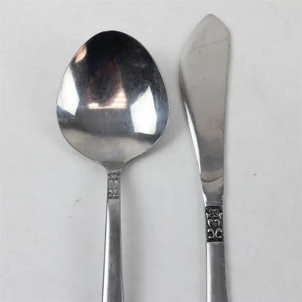 Lot of 3 Stanley Roberts Danesmore Pattern SS 2 Sugar Spoons 1 Butter Knife Rare
