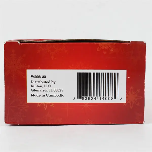 Box of 100 Mini Lights White/Clear Indoor/Outdoor, #V4008-32