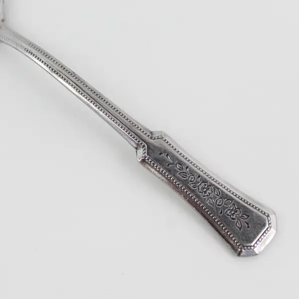 Lot of 3 Stanley Roberts (Rogers Co) Landscape Pattern SS Teaspoons 6" Long Rare