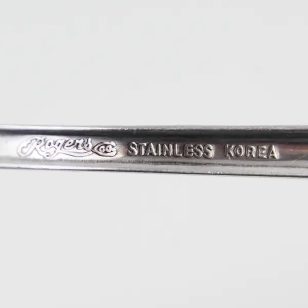 Lot of 3 Stanley Roberts (Rogers Co) Landscape Pattern SS Teaspoons 6" Long Rare