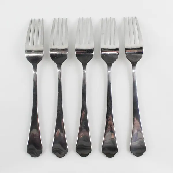 Lot of 5 Stanley Roberts Florence Pattern 18/10 SS Dinner Forks 8" Rare HTF Pat