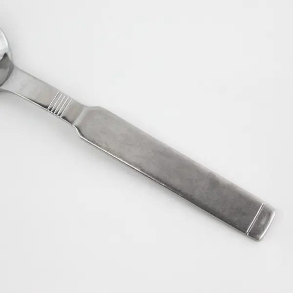 Stanley Roberts Company Pattern Stainless Solid Serving Spoon 8.25" Rare HTF