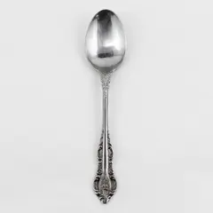 Stanley Roberts Lady Jo Ann Pattern Stainless Oval Soup Spoon 7.5" Long Good