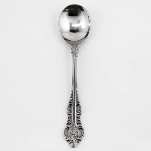 Stanley Roberts Lady Jo Ann Pattern Stainless Sugar Spoon 6.25" Rare HTF Piece