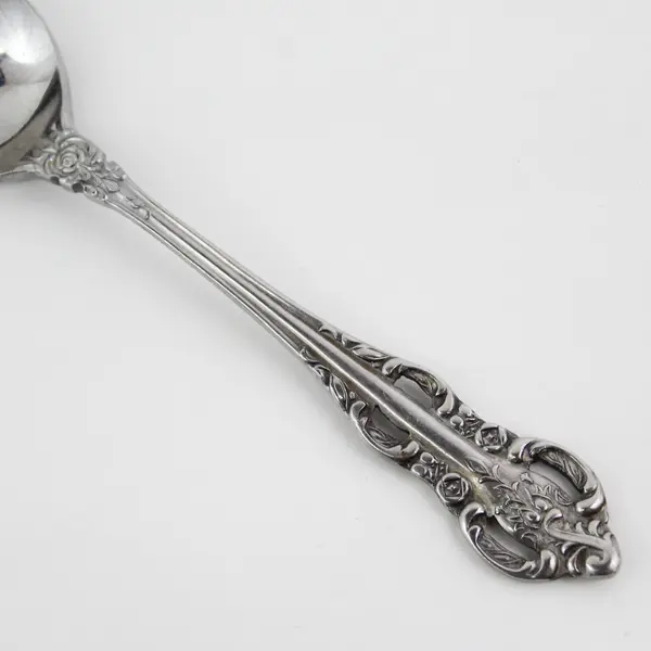 Stanley Roberts Lady Jo Ann Pattern Stainless Sugar Spoon 6.25" Rare HTF Piece