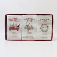 Set Of 3 Jo-Ann 5 Twine Scented Bar Soap Trio Winter Themed 7.05 Oz Each