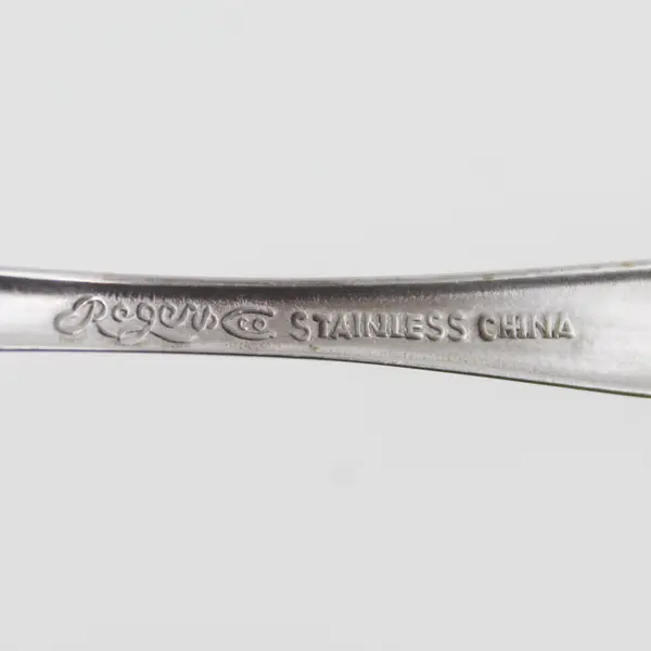 Lot of 8 Stanley Roberts (Rogers Co) Majesty Pattern SS Teaspoons 6.25" Rare