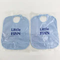Lot of 2 Spencer's Little Finn Baby Bibs Blue New