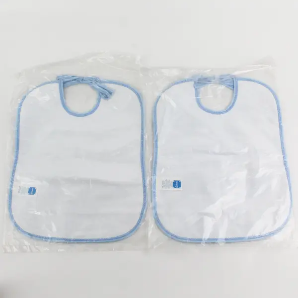 Lot of 2 Spencer's Little Finn Baby Bibs Blue New