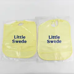 Lot of 2 Spencer's Little Swede Baby Bibs Yellow New