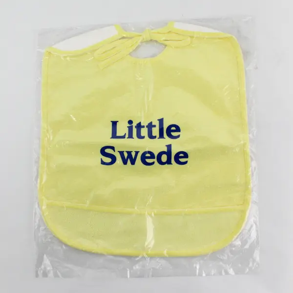 Lot of 2 Spencer's Little Swede Baby Bibs Yellow New