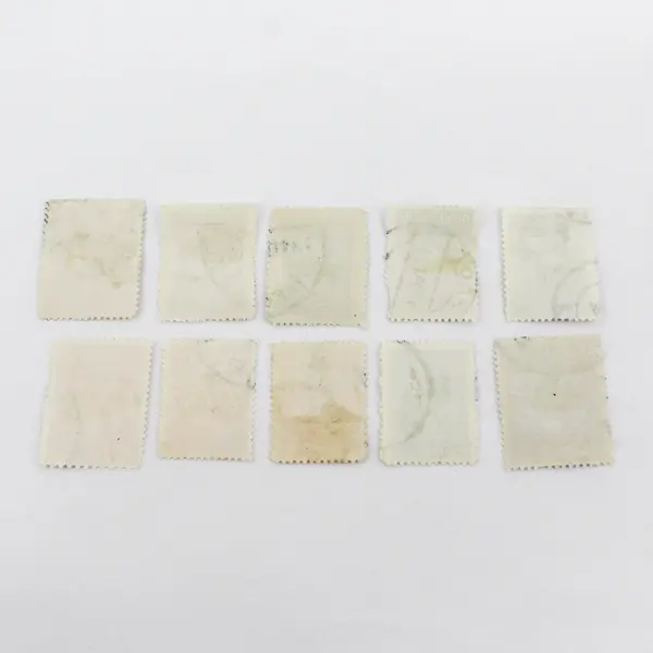 Lot Of 10 Greece Mixed Stamps Used 1910s 1930s Hermes Iris Myths