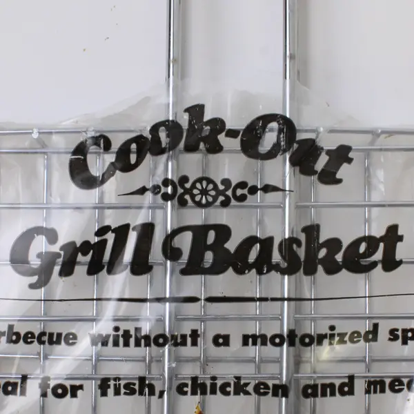 Paramount Housewares Metal Cook-Out Grill Basket 26.75" Long Original Packaging