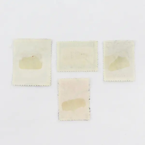 Lot Of 4 Greece Mixed Stamps Used 1920s Soldier Admiral Parthenon 