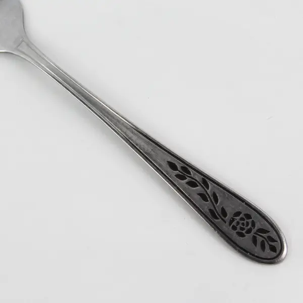 Stanley Roberts (Rogers Co) Floral Mist Pattern 4 Salad Forks SS 6.5" Rare 