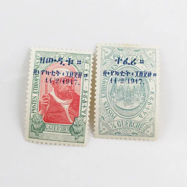 Lot Of 6 Ethiopia Mixed Stamps Used Hinged 1910s 1930s Selassie Zewditu