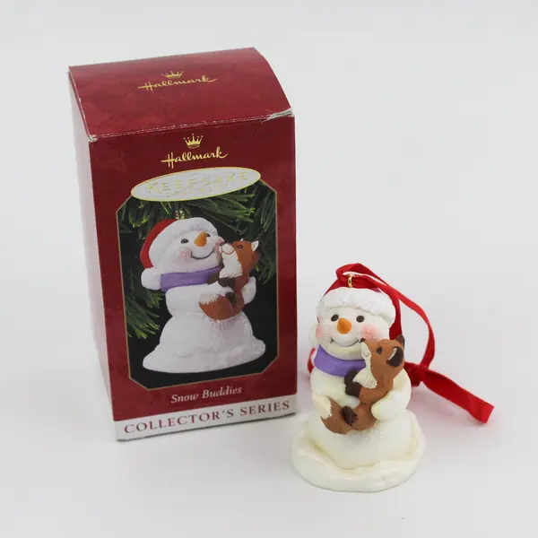 Hallmark Keepsake SNOW BUDDIES 1999 Handcrafted Ornament 2nd Series