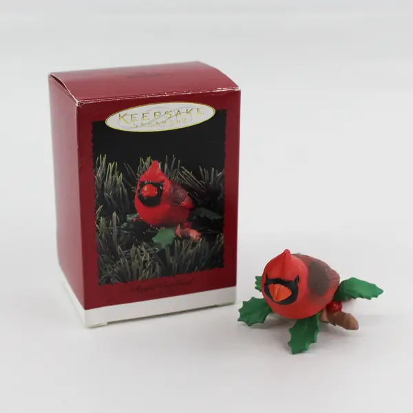 1996 Hallmark Regal Cardinal Clip-On Ornament QX6204 Vintage