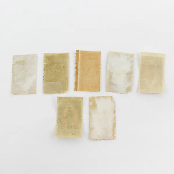 Lot Of 7 French Cameroon Overprint Stamps Used Circa 1920