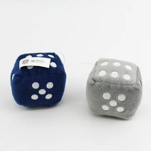 Seattle Seahawks Fuzzy Dice Plush Rearview Mirror Hanging NFL Car Decor