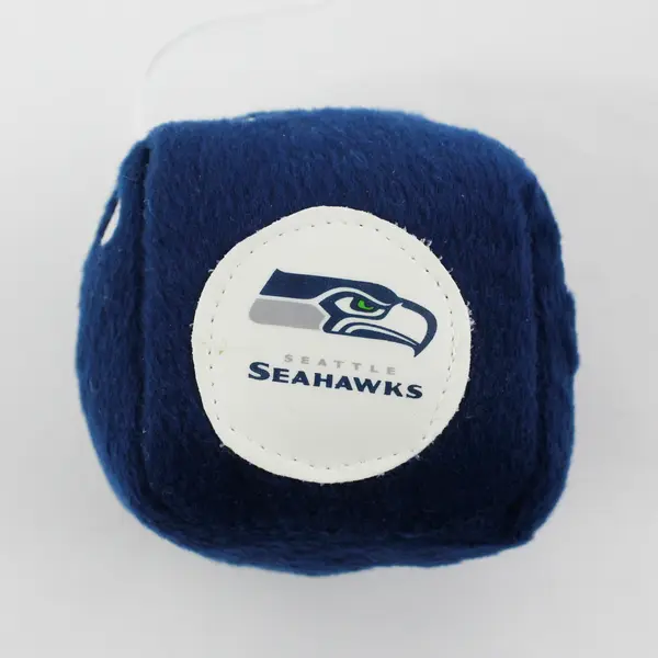 Seattle Seahawks Fuzzy Dice Plush Rearview Mirror Hanging NFL Car Decor