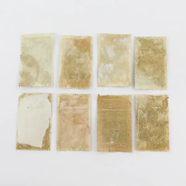 Lot Of 8 French Cameroon Rubber Harvest Stamps Used 1920s